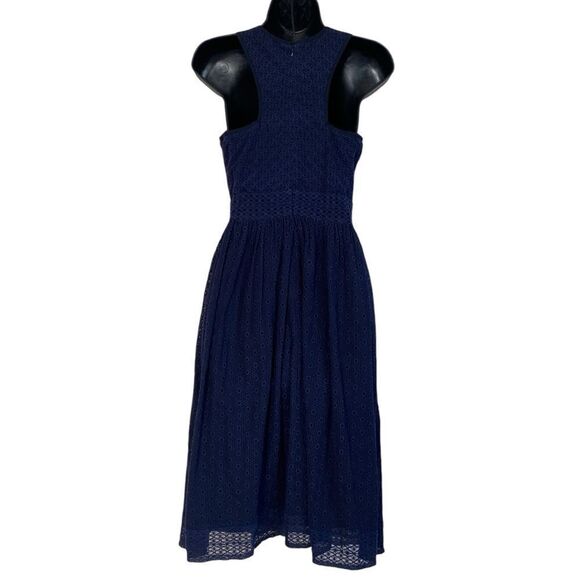 Label by Ritu Kumar Beaded Embroidered Sleeveless Fit Flare Dress Sz XS - Picture 5 of 16